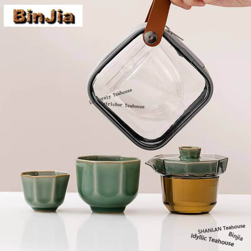 Celadon Ceramic Cup - Yue kitn Celadon juego de té