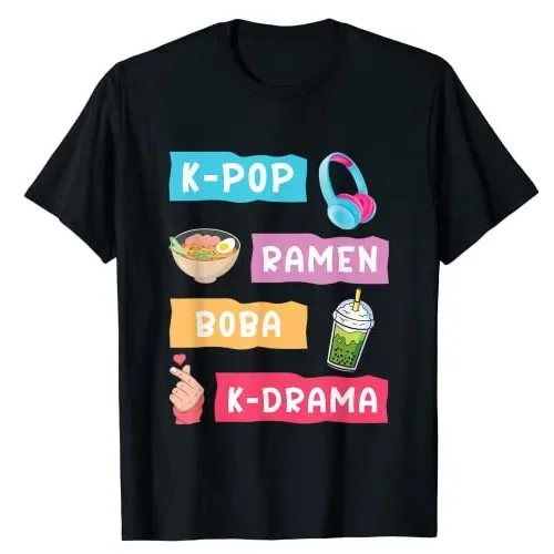 Korean Girls Lifestyle - Camiseta de Moda para Fans de