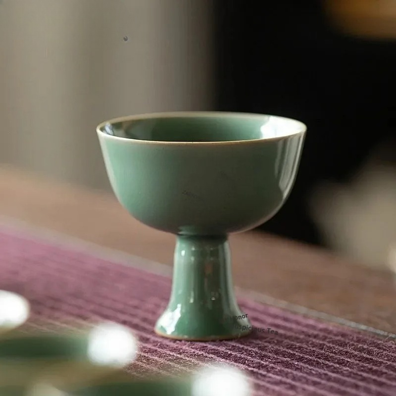 Celadon Ceramic Cup - 2 piezas/lote Taza de té individual