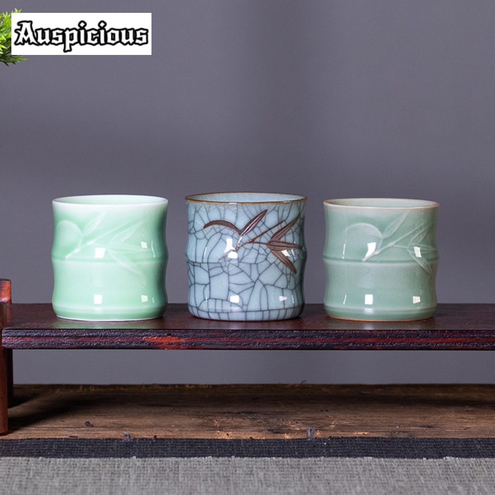 Celadon Ceramic Cup - Taza de té de cerámica con