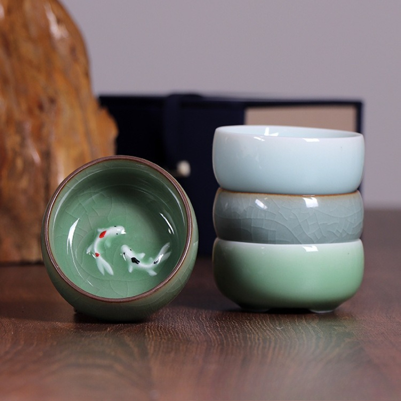 Tazas de té de porcelana celad - Celadon Ceramic Cup reseña y precio