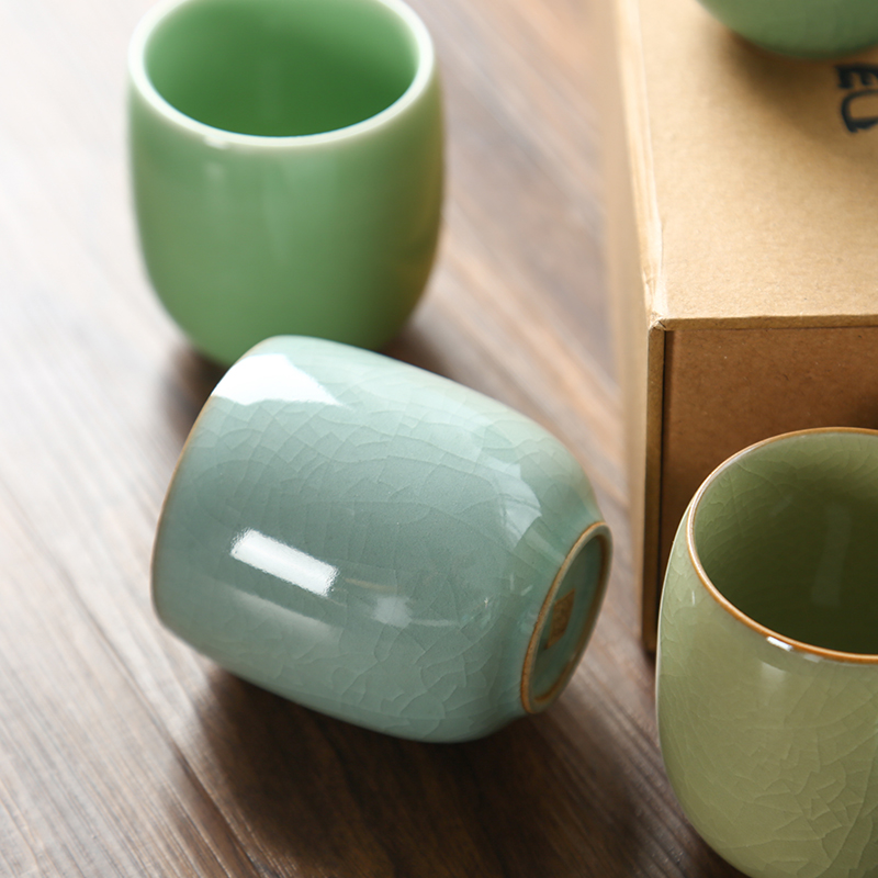 CHANSHOVA-Juego de tazas de té - Celadon Ceramic Cup reseña y precio