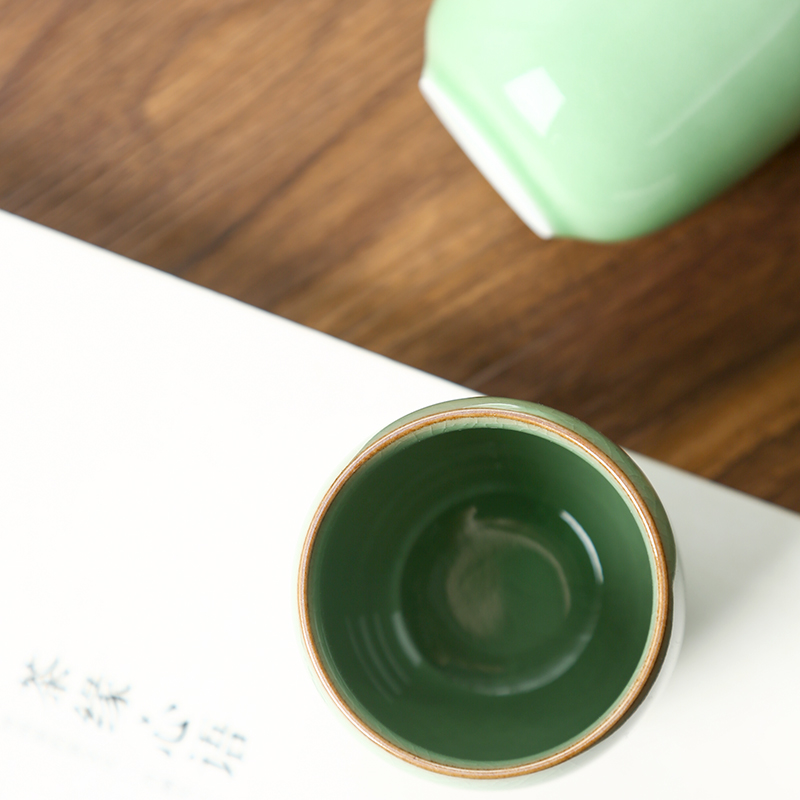 CHANSHOVA-Juego de tazas de té - Celadon Ceramic Cup reseña y precio