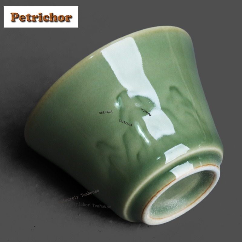Taza de té de celadón con reli - Celadon Ceramic Cup reseña y precio