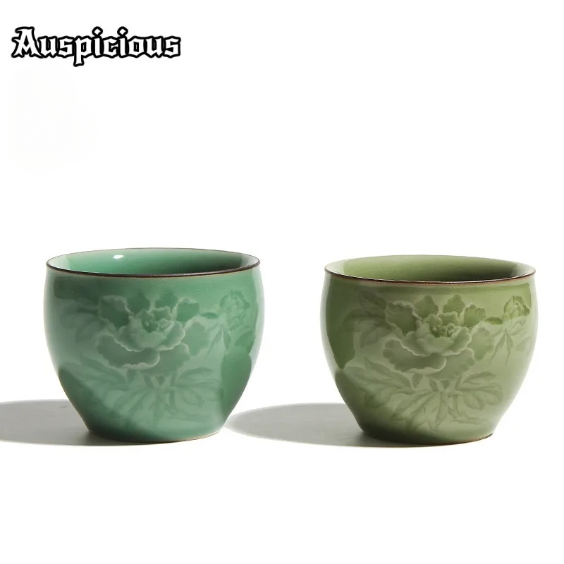 Taza de té de peonía Celadon L - Celadon Ceramic Cup reseña y precio