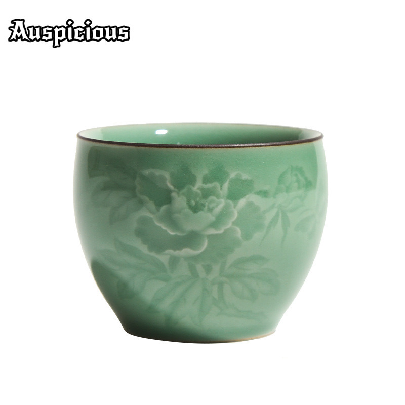 Taza de té de peonía Celadon L - Celadon Ceramic Cup reseña y precio