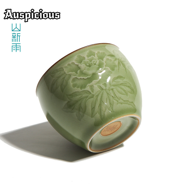 Taza de té de peonía Celadon L - Celadon Ceramic Cup reseña y precio