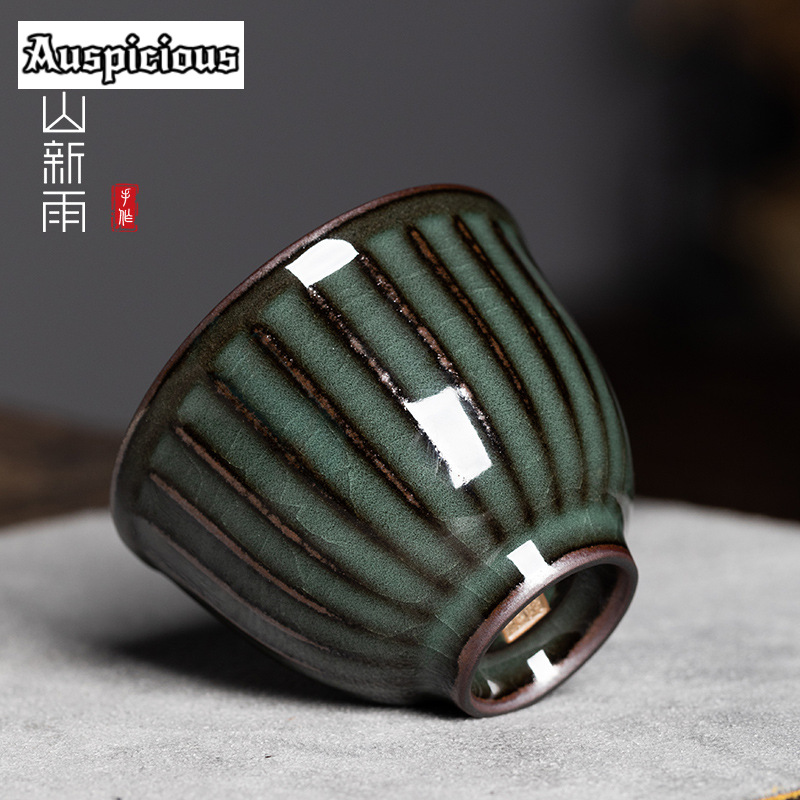 Taza de té de cerámica con cue - Celadon Ceramic Cup reseña y precio