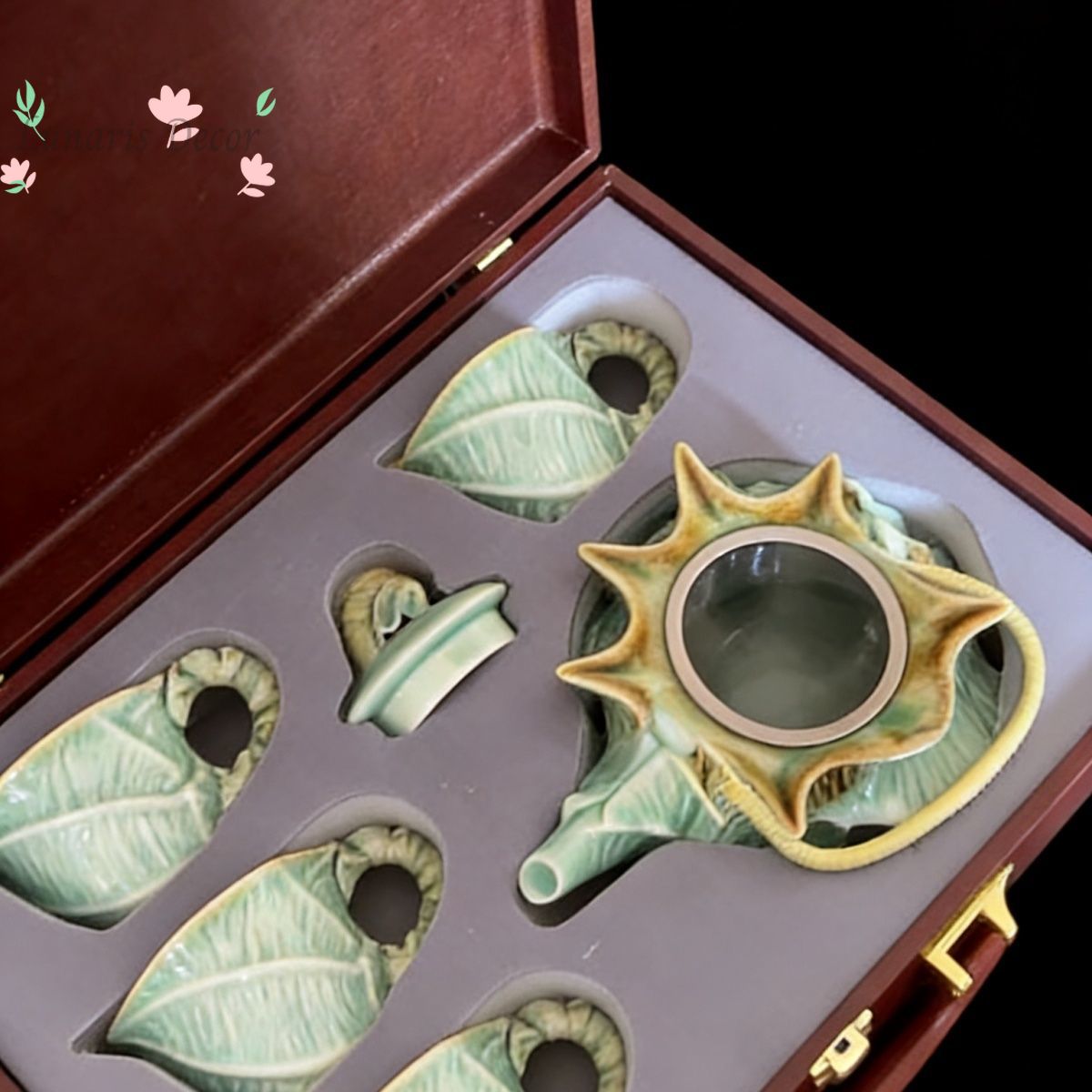 Juego completo de tetera de ce - Celadon Ceramic Cup reseña y precio